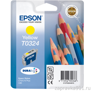 Картридж Epson T0324  yellow (C13T03244010)