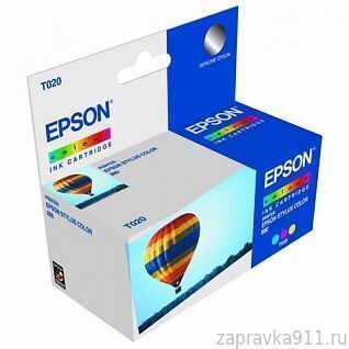 Оригинальный картридж Epson T020 (C13T02040110) цветной