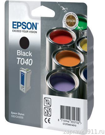 Картридж Epson T040 (C13T04014010)