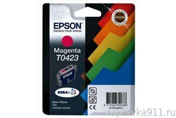 Картридж Epson T0423 (C13T04234010) для  принтеров Stylus Color C82, CX5200,CX5400