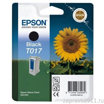 Картридж Epson T017 (C13T01740110)  для  принтеров Epson Stylus Color 680 / 685