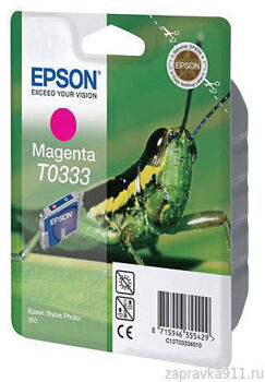 Картридж струйный Epson T0333 Magenta  (C13T03334010)